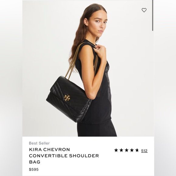 Tory Burch Kira Chevron Convertible Shoulder Bag - Picture 9 of 9